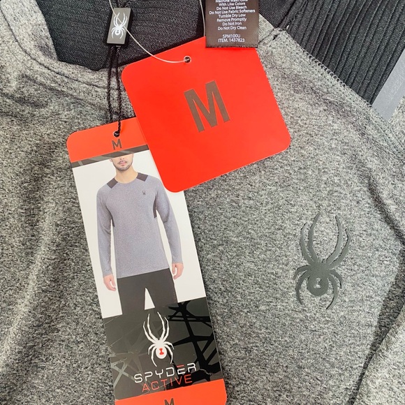 Brand new Spyder Active Men’s Long Sleeve Shirt size M available size M-L-XL - Picture 11 of 13